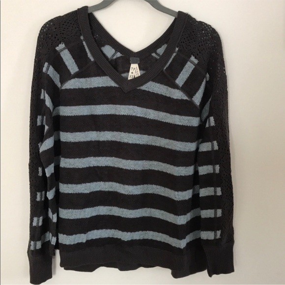* Sold * Free People striped sweater - Picture 1 of 4